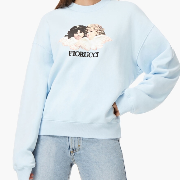 fiorucci blue sweatshirt